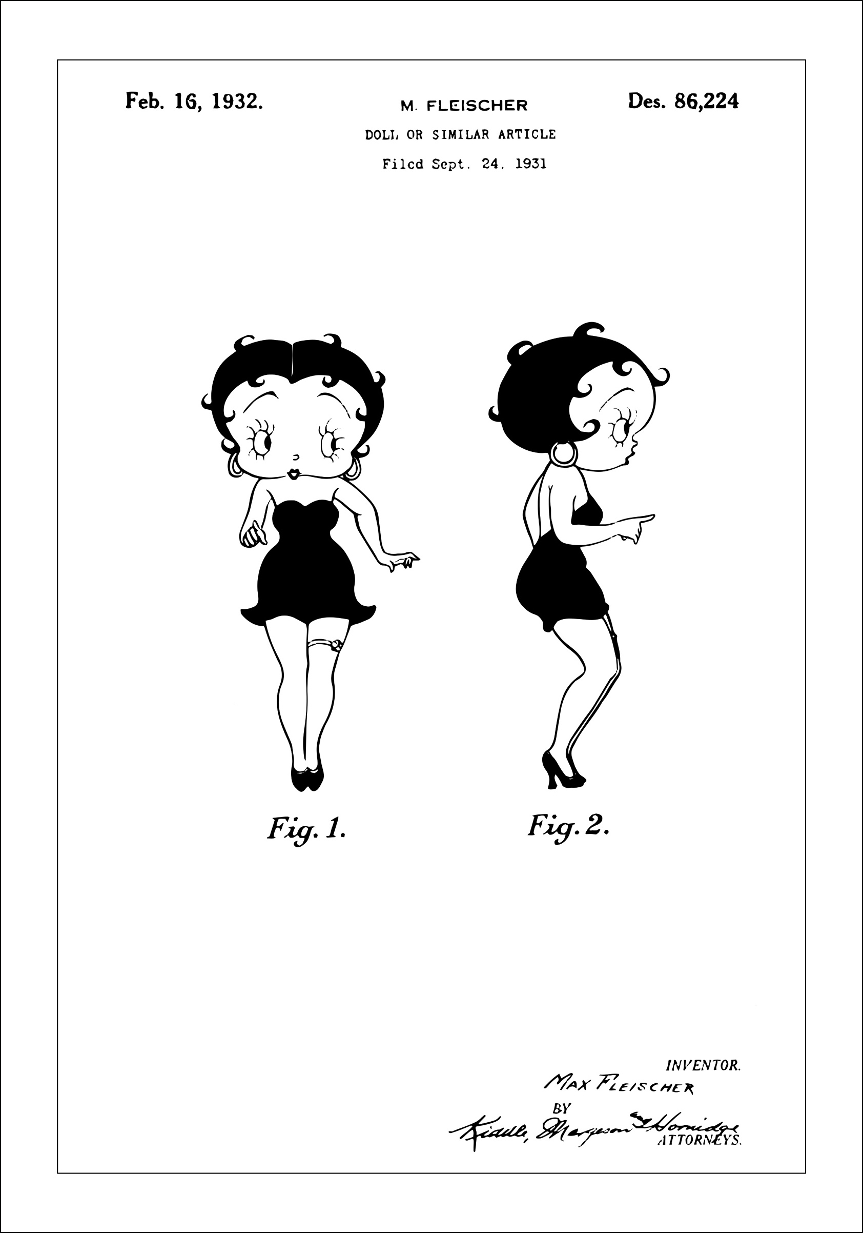 betty boop poster